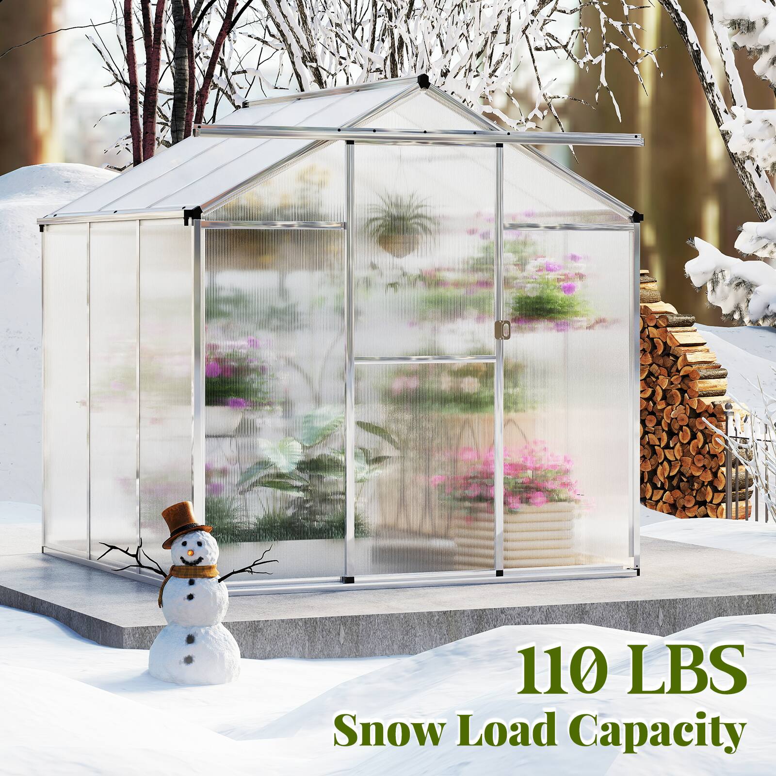 110 LBS Snow Load Capacity