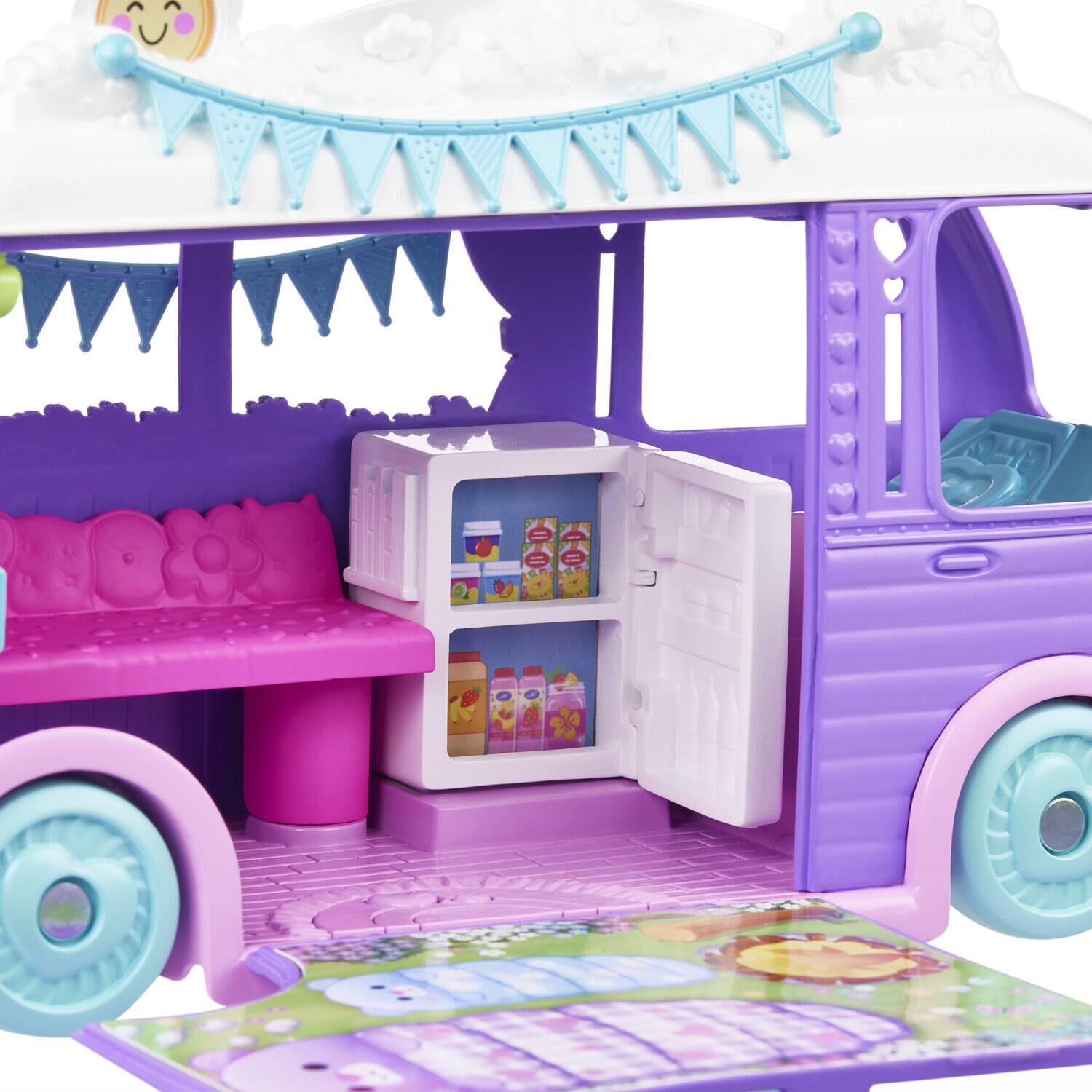 Alt View 4. Mattel - Mattel - Polly Pocket Glamping Van Playset   - Collectibles - Multicolor.