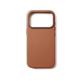 Mujjo - Full Leather Case for iPhone 17 Pro - Tan