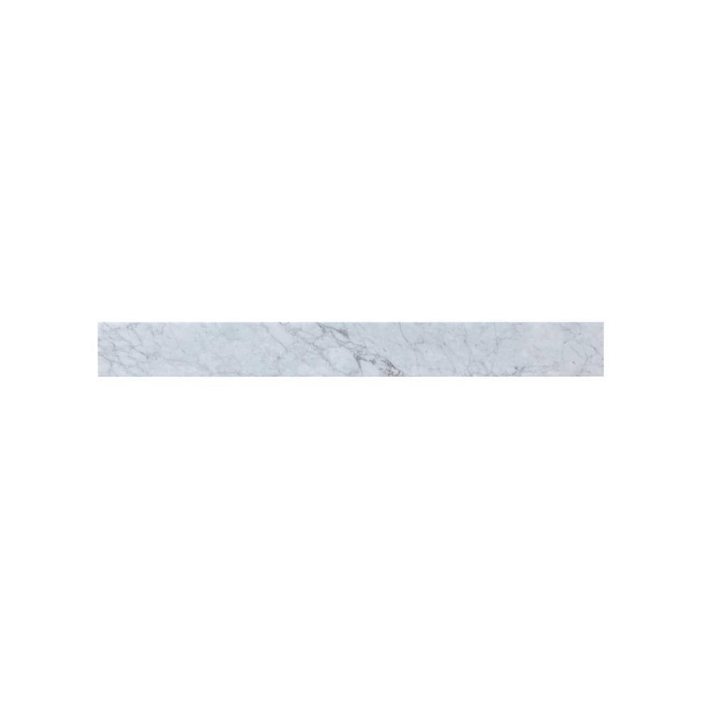 Alt View 2. Elegant Kitchen and Bath - 36 inch backsplash in carrara white - Carrara White.