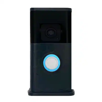 Front. Michael Healy - Honeycomb Video Doorbell Cover (Ring 3, 3 Plus, 4, Battery Plus and Battery Pro) - Matte Black.