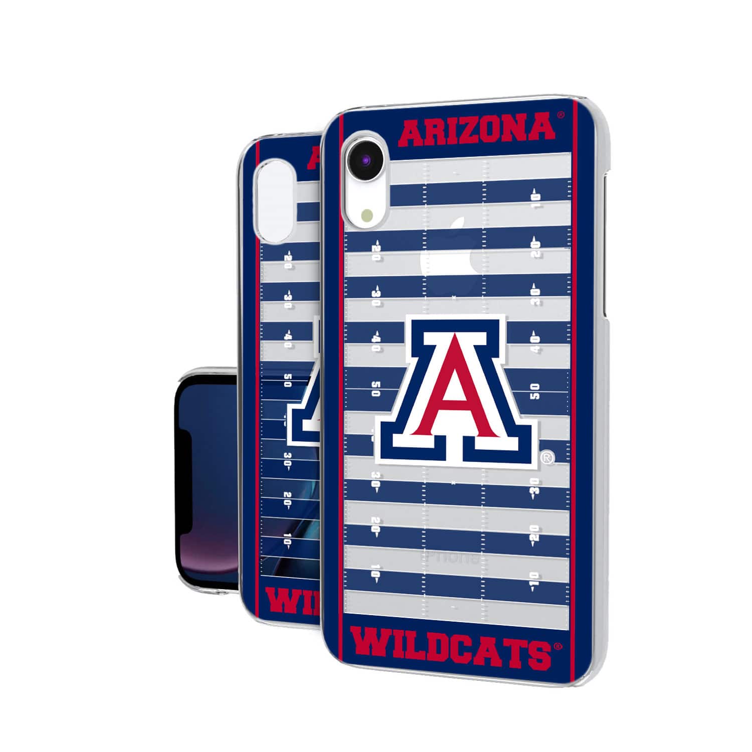 Keyscaper - NCAA - Arizona Wildcats Clear Field iPhone Case - 14 - Multicolor