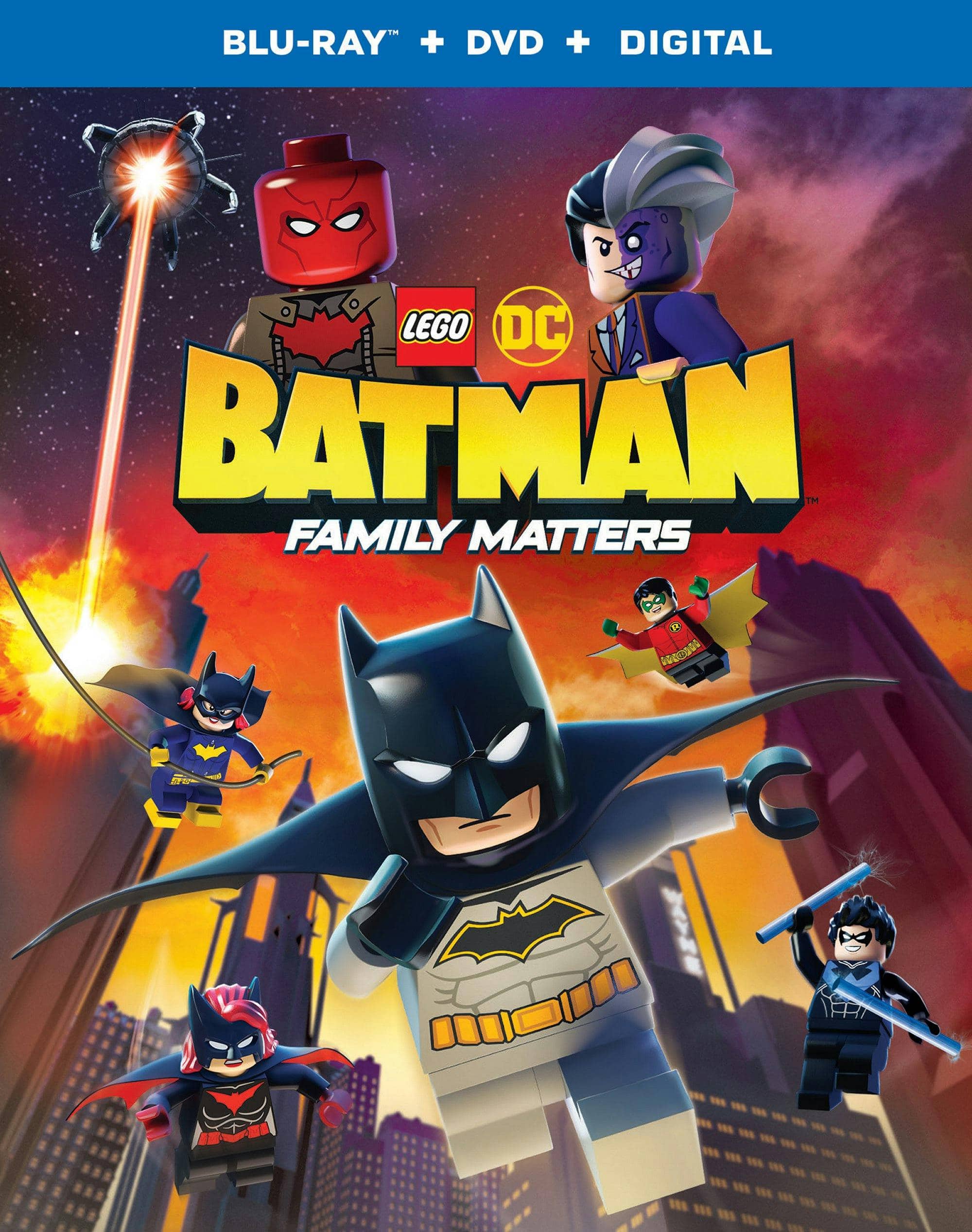 Front. LEGO DC: Batman: Family Matters BD (Blu-ray + DVD) [Blu-ray].