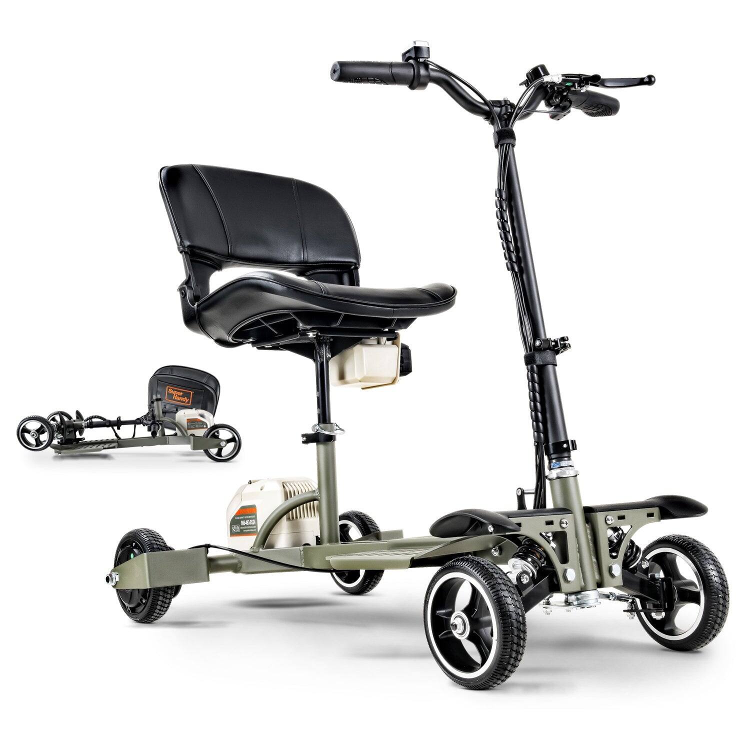 SuperHandy - 4 Wheels Folding Mobility Scooter - Black price history on PriceWatchPro