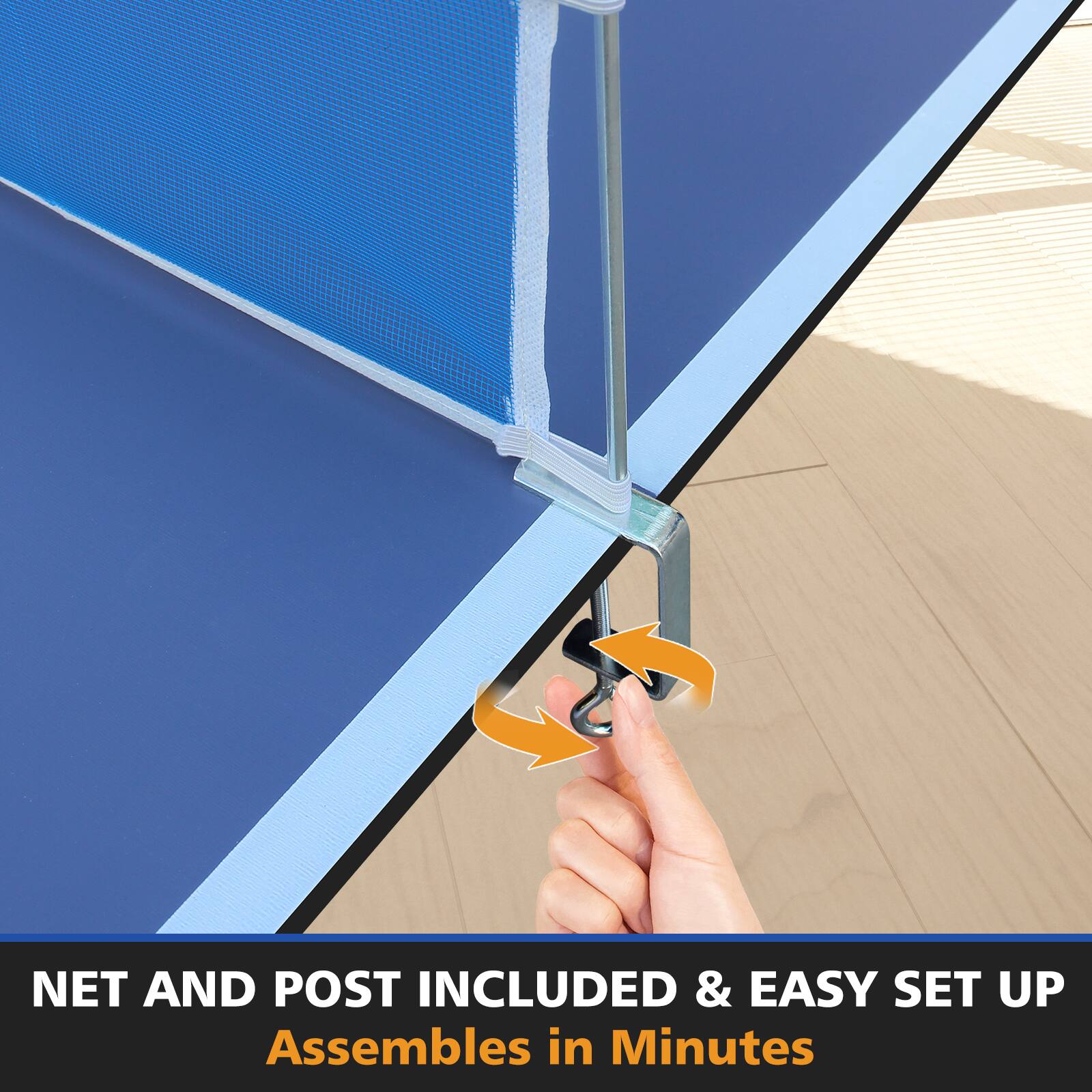 NET AND POST INCLUDED & EASY SET UP  
Assembles in Minutes