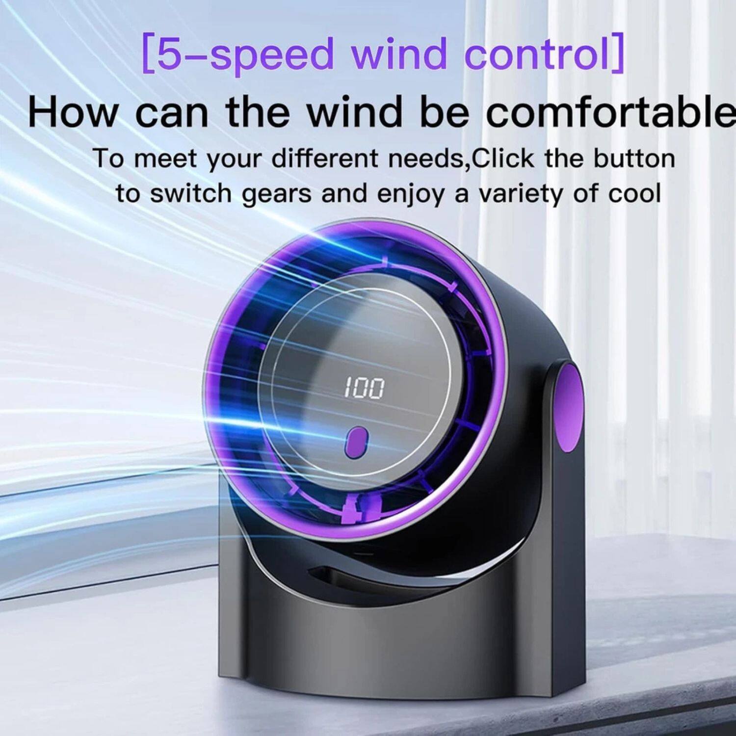 [5-speed wind control]

How can the wind be comfortable?

To meet your different needs, click the button to switch gears and enjoy a variety of cool