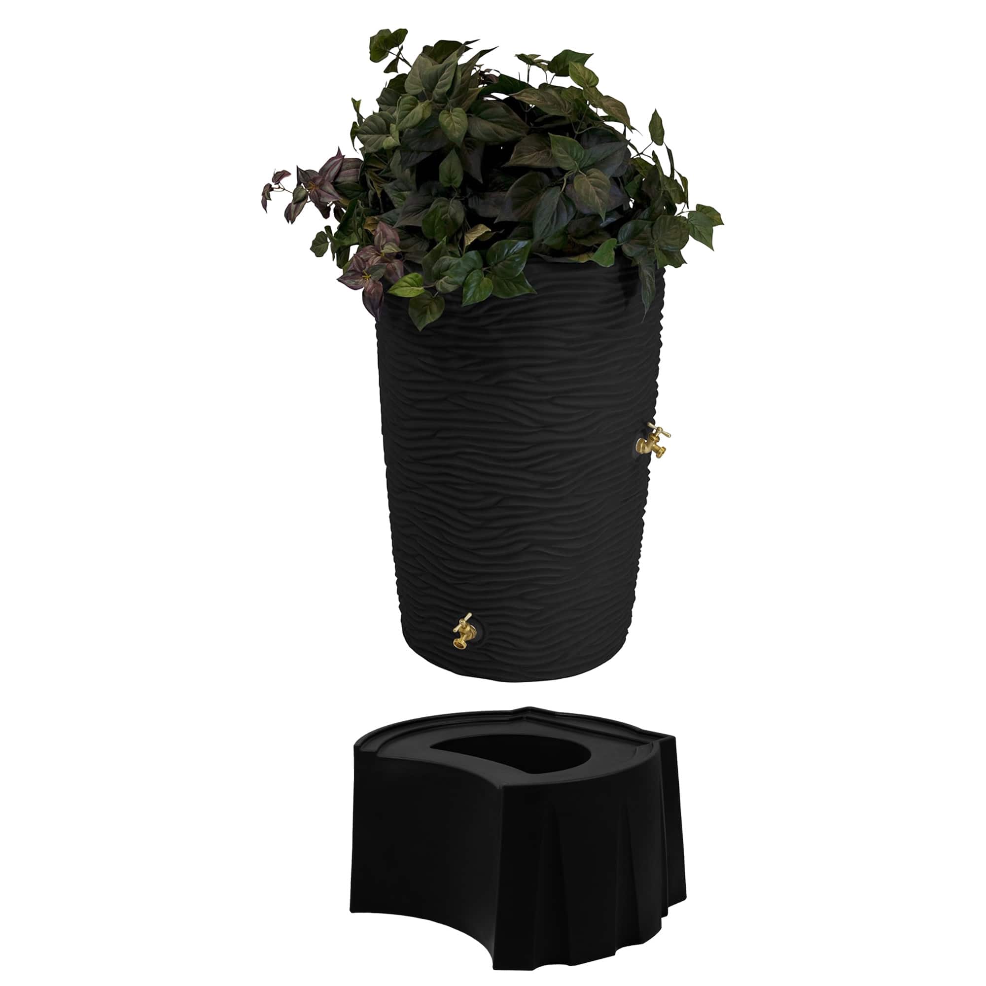 Good Ideas - Impressions 50 Gallon Palm Trunk Barrel & Universal Rain Barrel Stand price history on PriceWatchPro