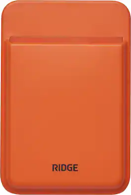 The Ridge Wallet - Magsafe Cardholder - Basecamp Orange