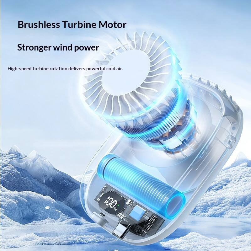 Brushless Turbine Motor  
Stronger wind power  
High-speed turbine rotation delivers powerful cold air.
