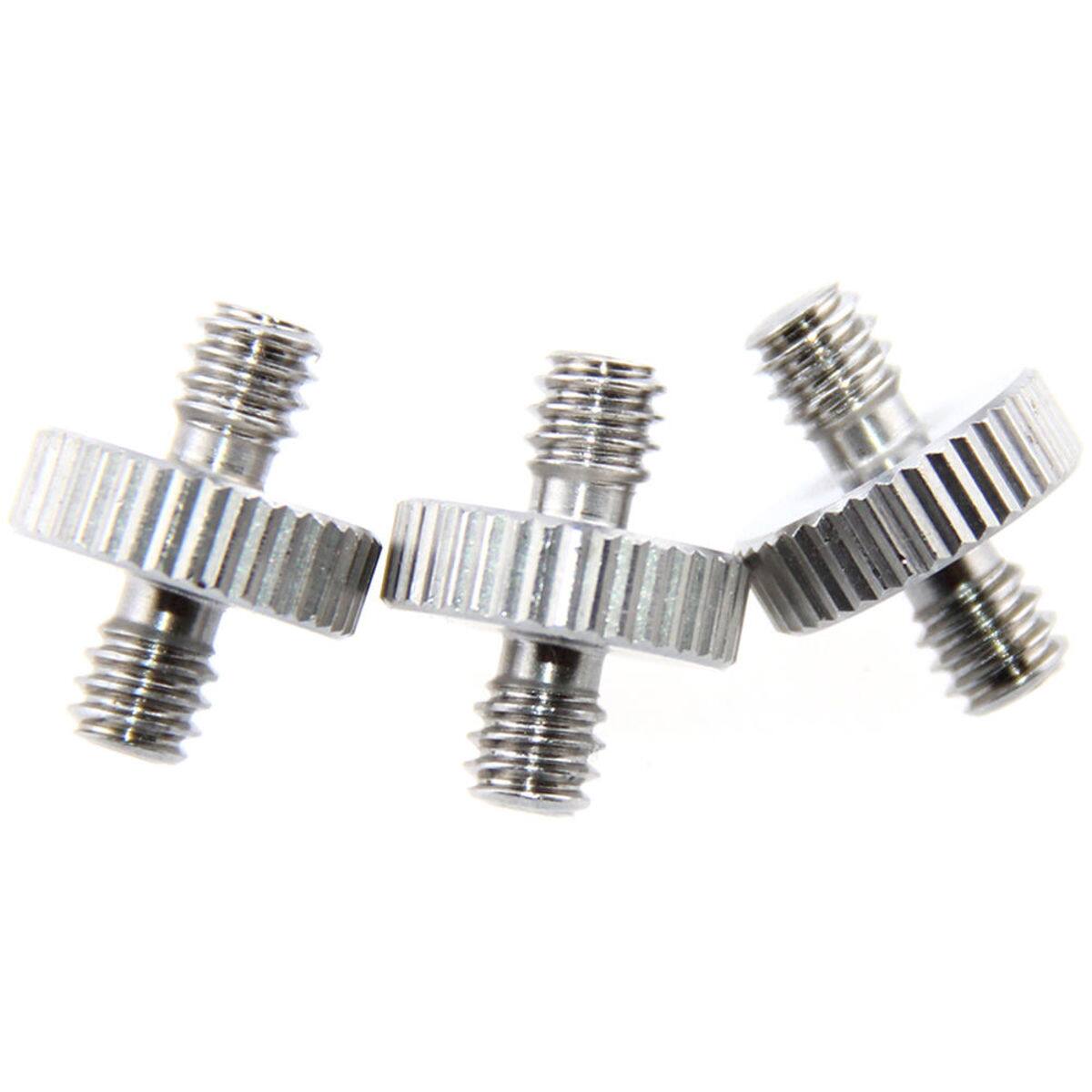 Alt View 2. CAMVATE - CAMVATE 1/4"-20 Male to 1/4"-20 Male Double-Ended Screw Adapter, 3-Pack.