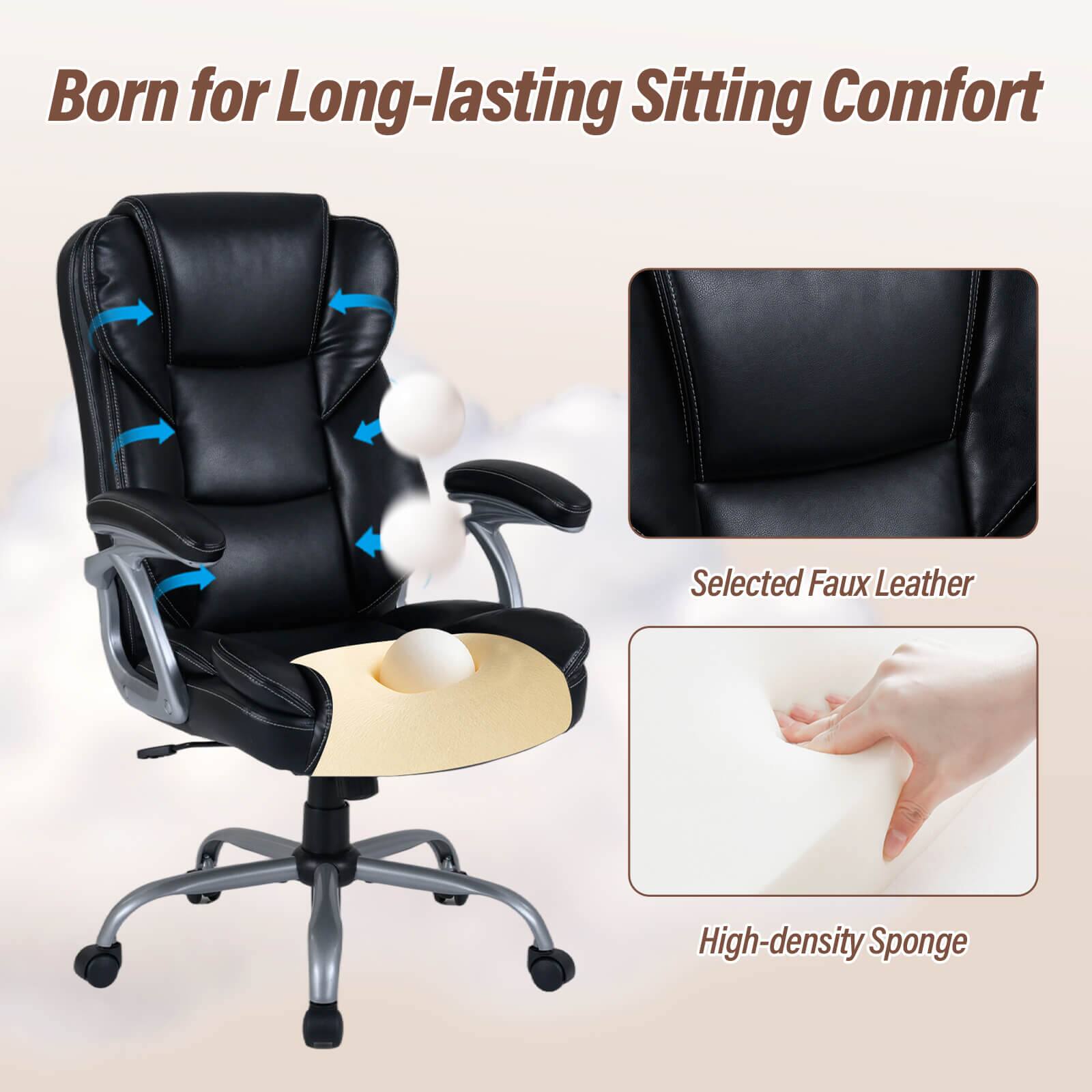 Born for Long-lasting Sitting Comfort

Selected Faux Leather

High-density Sponge