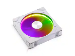 Phanteks - D30-140 DRGB PWM FAN, Premium D-RGB Performance Fan, ARGB/DRGB lighting, Daisy-chain Fan Linking system - White