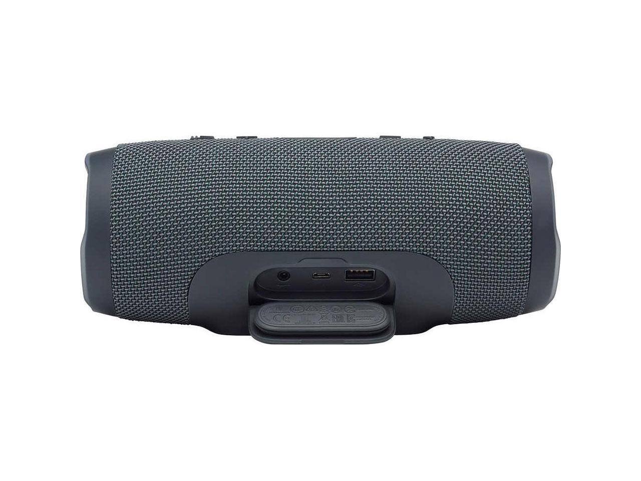 Left. JBL - JBL Flip Essential Portable Waterproof Wireless Bluetooth Speaker, Gunmetal Grey.