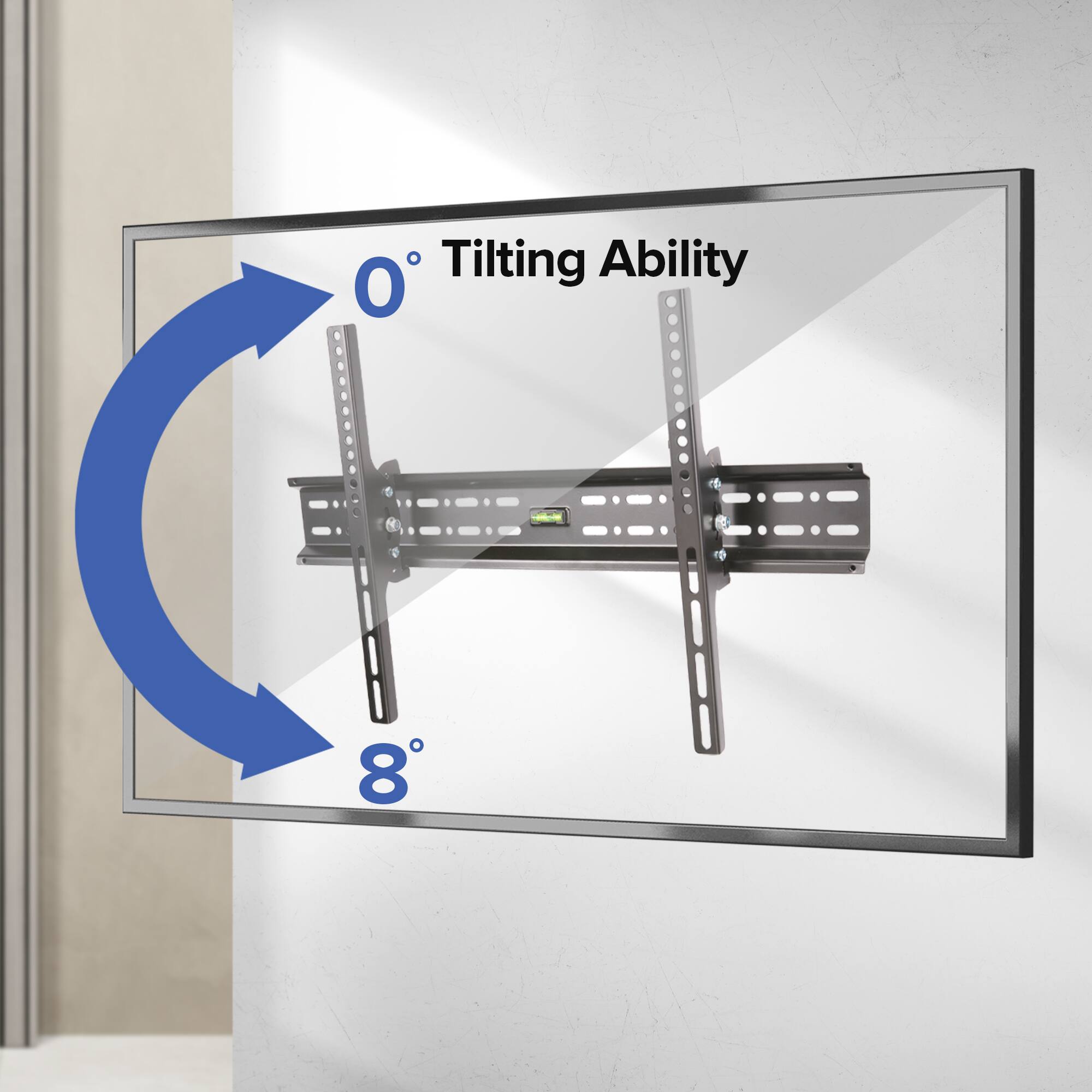 0° Tilting Ability  
8°