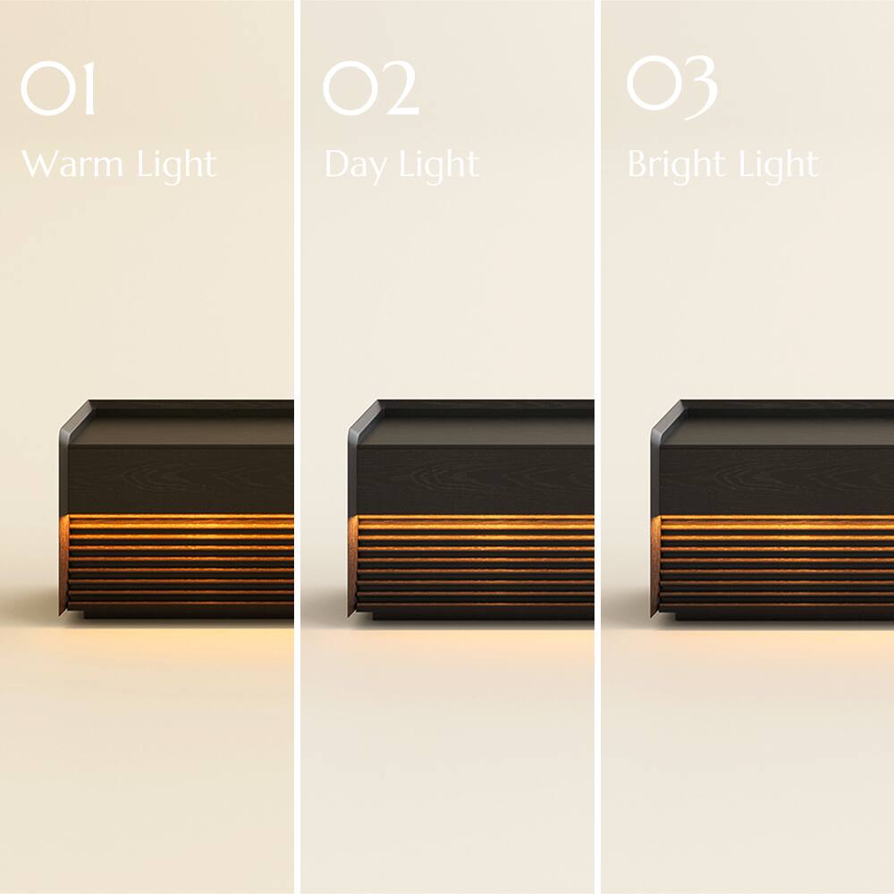 O1 Warm Light  
O2 Day Light  
O3 Bright Light