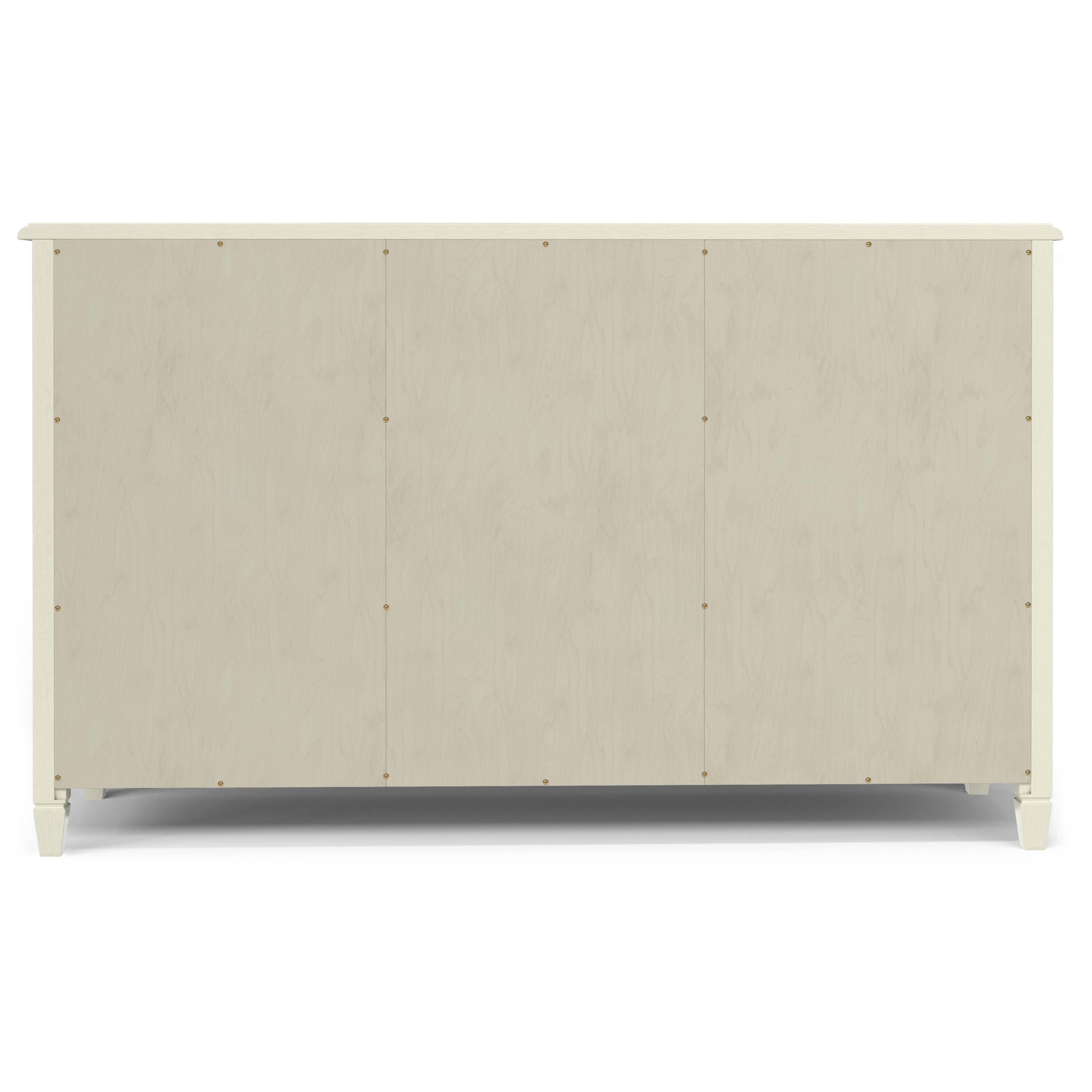 Alt View 1. Simpli Home - Connaught SOLID WOOD Sideboard Buffet in Antique White - Antique White.