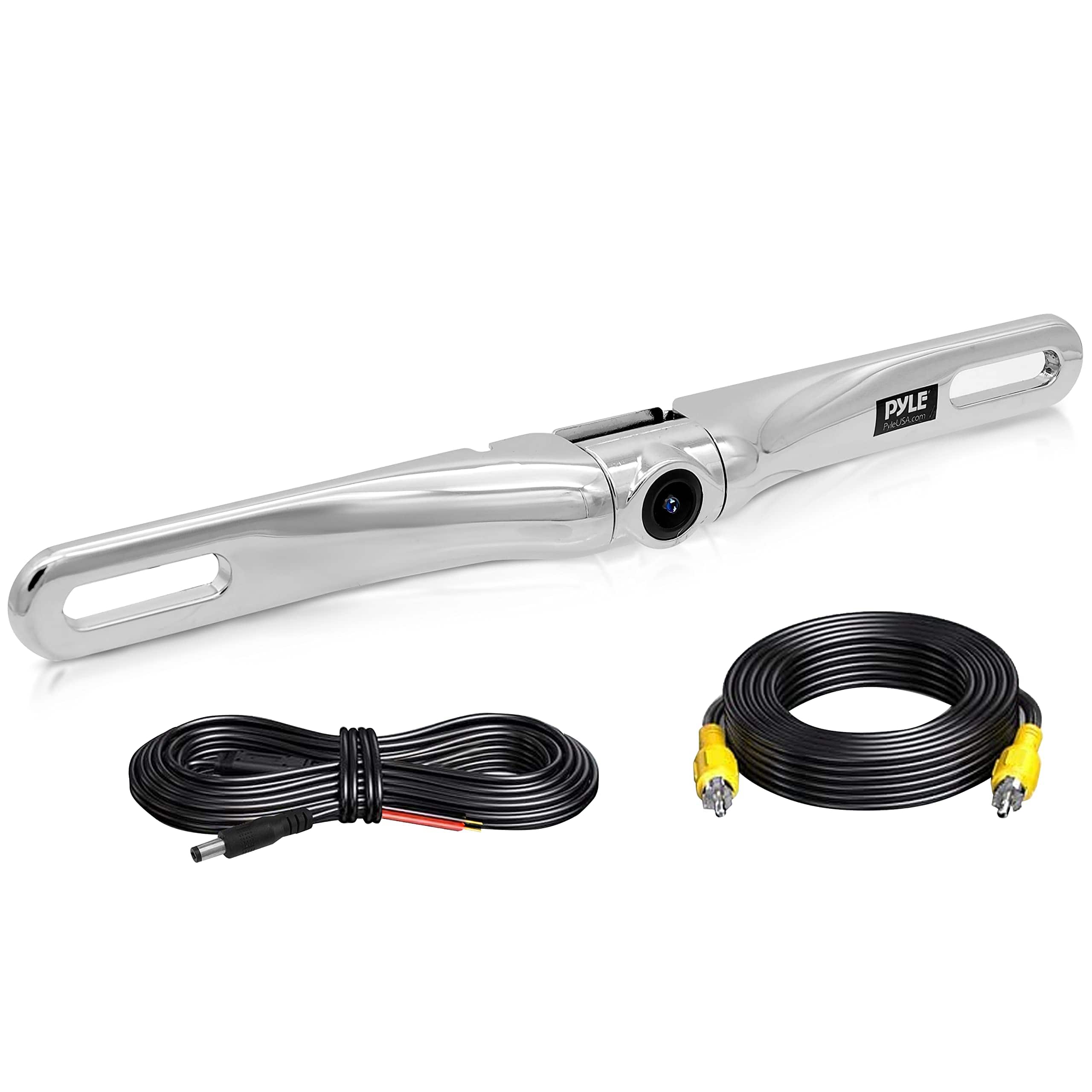 Pyle - Rearview License Plate Camera - 170° Wide-Angle, Waterproof, 420TVL, Distance Scale Lines, RCA (PLCM18SC) price history on PriceWatchPro
