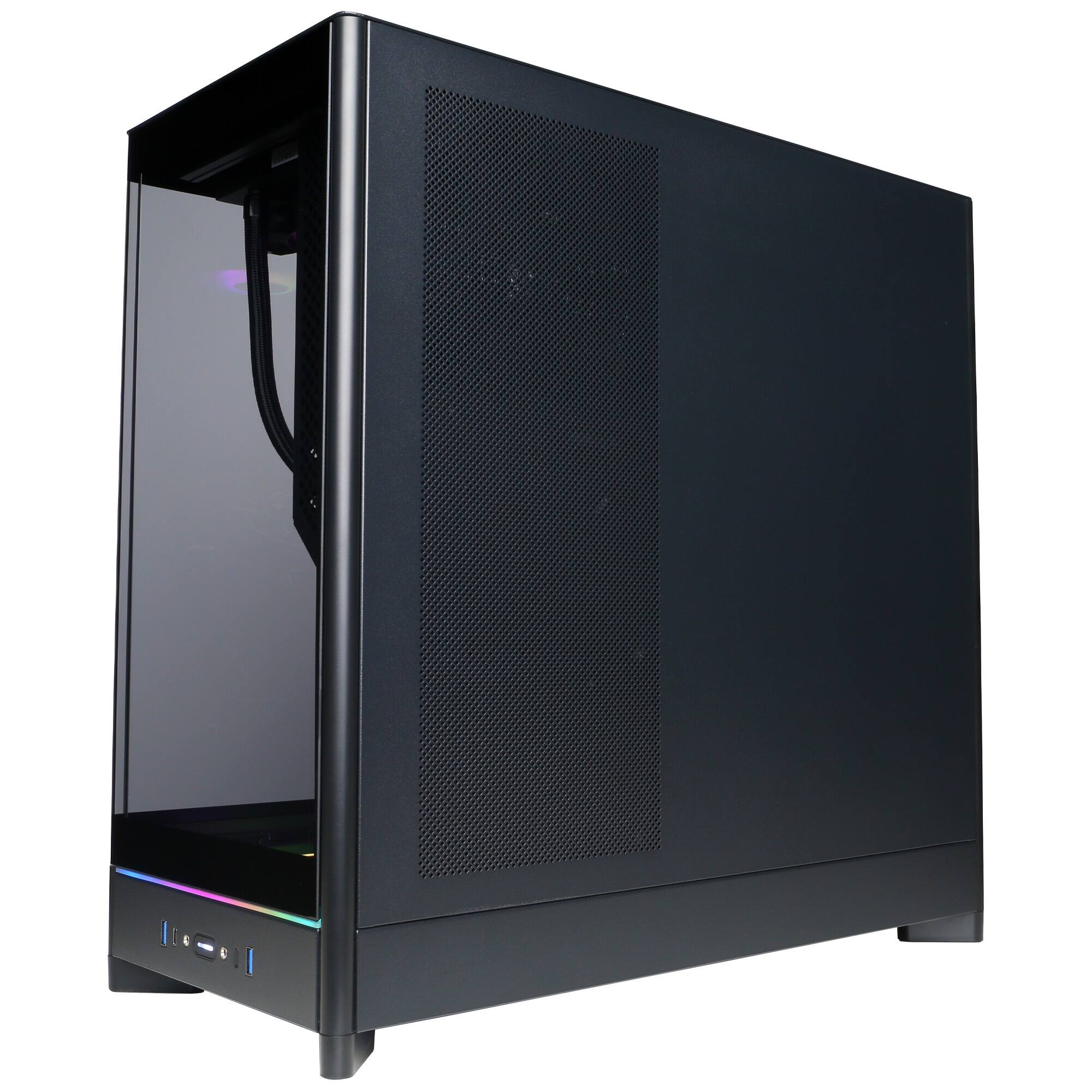 Alt View 4. CyberPowerPC - Gaming Desktop - AMD Ryzen 9 9950X 2024 - NVIDIA GeForce RTX 5090 32GB - 64GB DDR5 Memory - 4TB SSD Storage - Black.