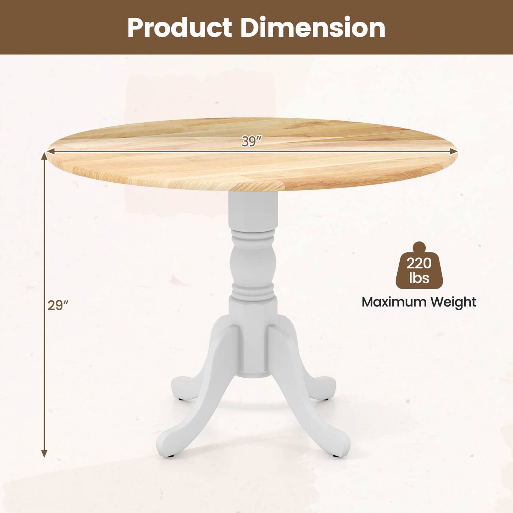 Product Dimension: 39" 29" 220 lbs Maximum Weight