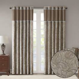 BreeBe - Jacquard Curtain Panel Pair(2 Pcs Window Panels) - Multicolor