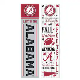 Evergreen Enterprises - Alabama Crimson Tide 47" Double Sided Fall Leaner Fan Sign - Multicolor