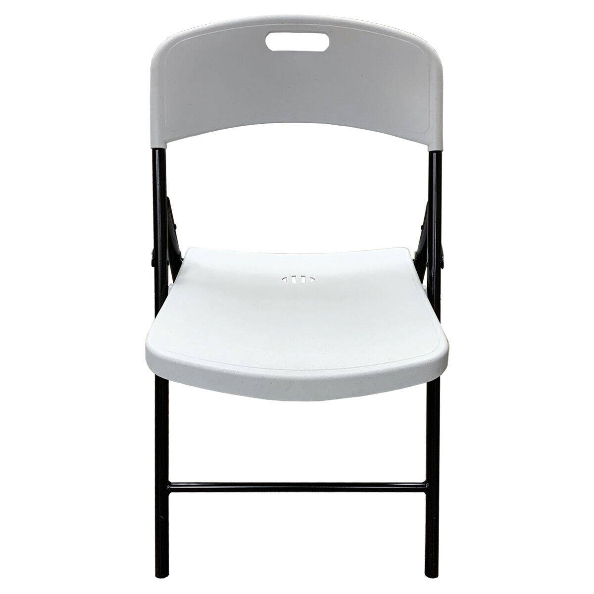 Alt View 5. Peakform - Peakform Plastic Folding Chair, Indoor Outdoor Seating, 4 Pack, White - White.