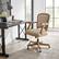 Alt View 16. Linon Home Décor - Brewer Swivel Office Chair - Beige.