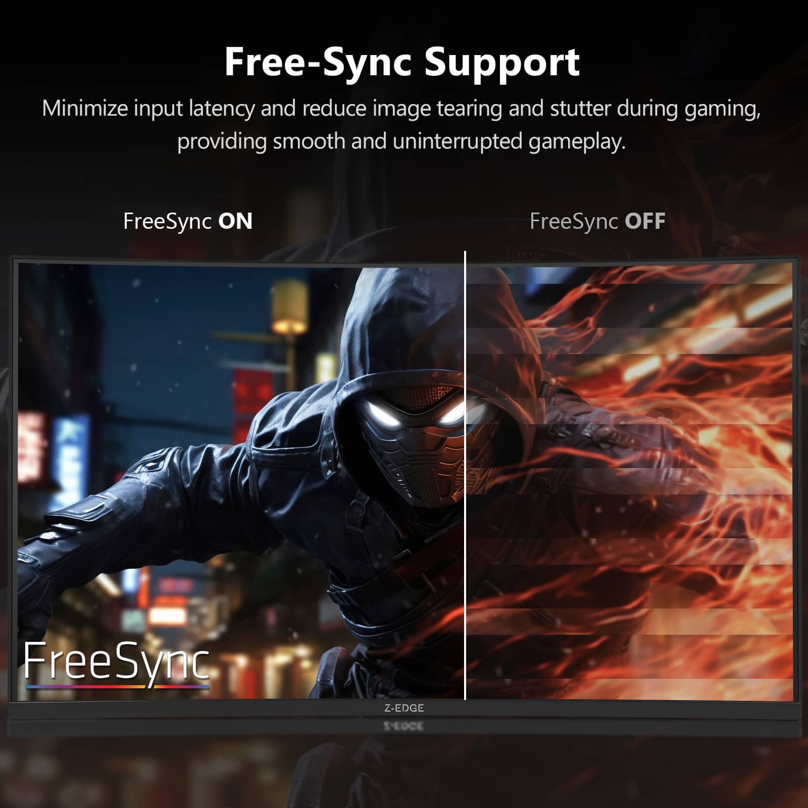 Z Z Edge 32 inch 1080P Full HD 1920 x 1080 240 Hz 1 ms Curved