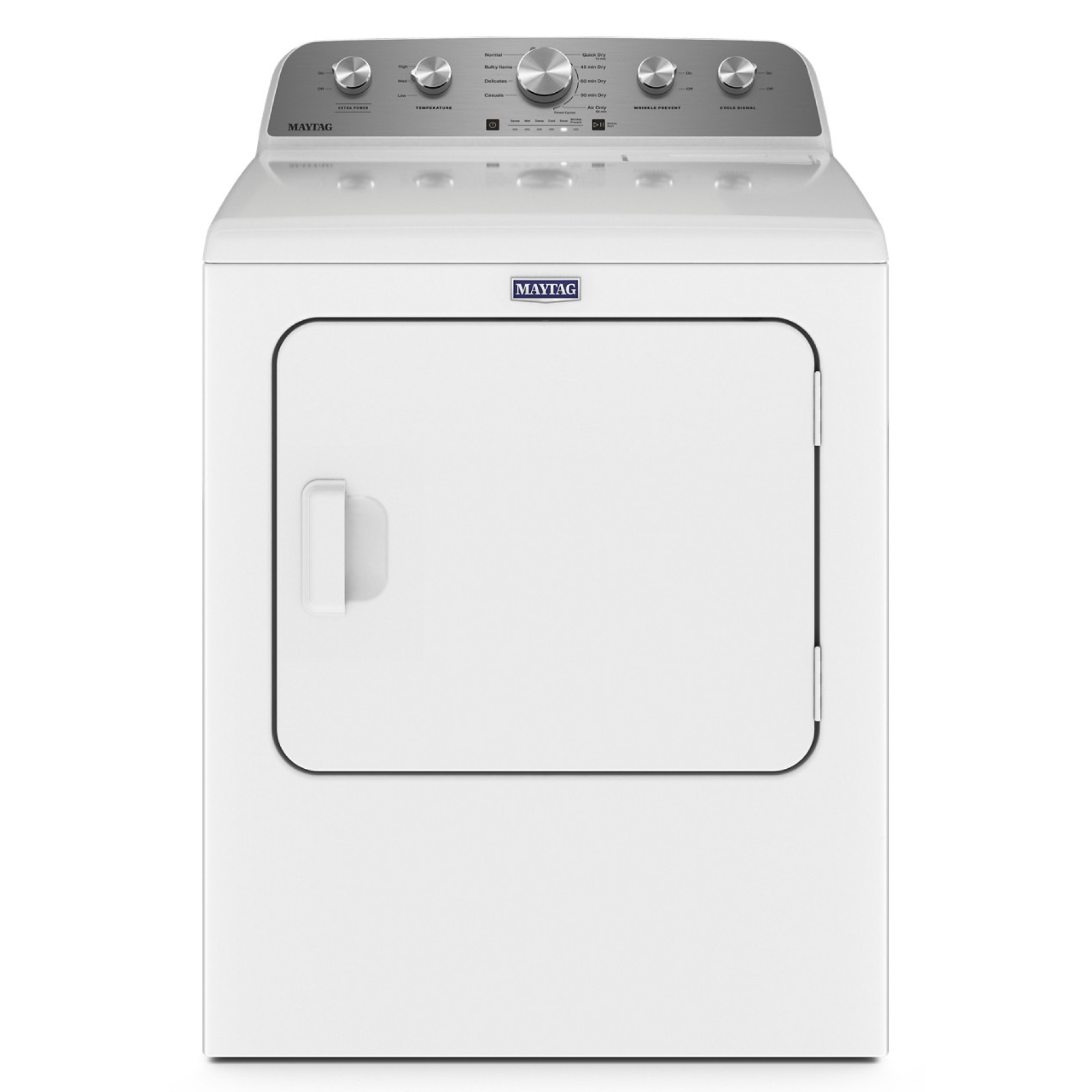 Package - Maytag - 4.5 Cu. Ft. High Efficiency Top Load Washer with Extra Power Button and 7.0 Cu. Ft. Electric Dryer with Extra Power Button - White