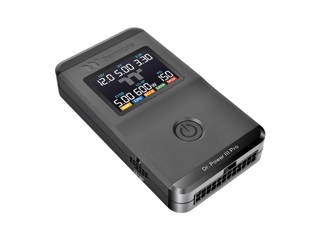 Thermaltake 3.30 VE.E m 5V 12V 5.00 PG 150 12.0 " 600w 12+4P W SATA MOX 5VSB PCI-E 5.00 CPU 24P 12+4P Pro III Power Dr.