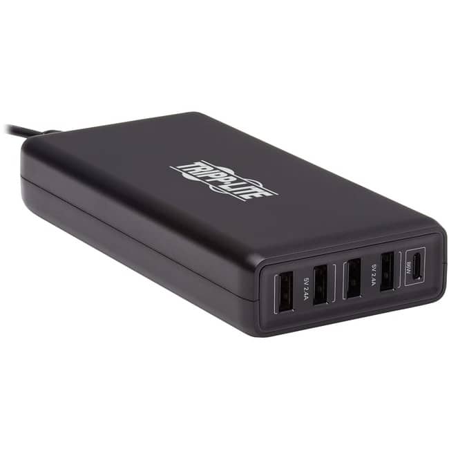 Eaton Tripp Lite Series USB-IF Certified Multi-Device USB Charger, 110W Total, 1x USB-C PD 3.0 PD port (86W) and 4x - Unknown