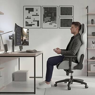 Alt View 8. Sharper Image - Sharper Image SGX300 Ergonomic Racing Gaming Chair - Black.