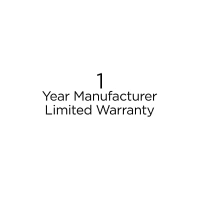 1 Year Manufacturer Limited Warranty