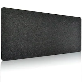 Fabibe - Large Felt Desk Mat 40''x16'' Full Mouse Pad Office Computer For 100x40cm Desktop Protector - Dark Grey 100x40cm