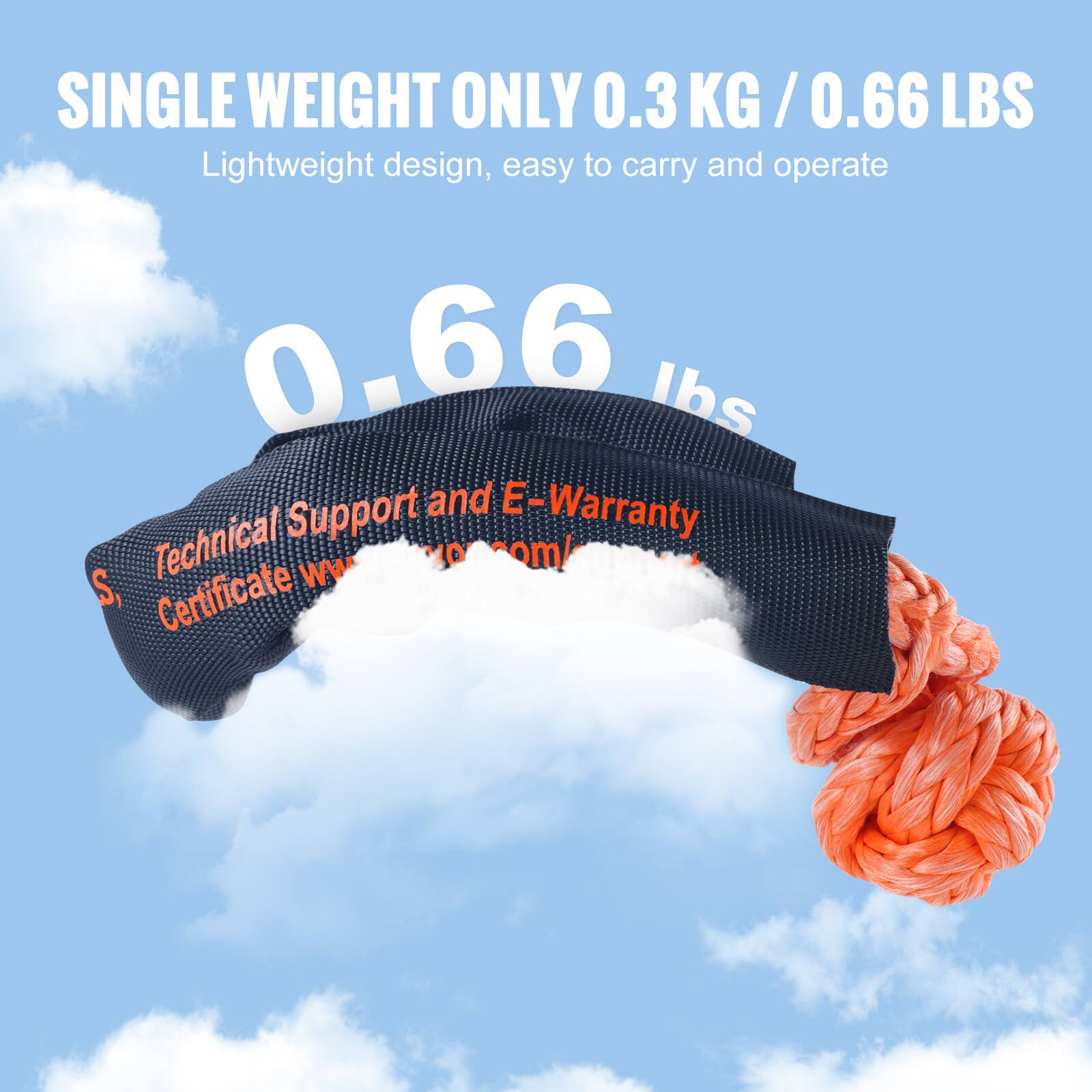 SINGLE WEIGHT ONLY 0.3 KG / 0.66 LBS  
Lightweight design, easy to carry and operate  

0.66 lbs  

Technical Support and E-Warranty Certificate www.yoyo.com