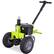 Front. Tow Tuff - Tow Tuff TMD-35ETD8 Adjustable 3500 Lbs Capacity Electric Trailer Dolly, Green - Green.