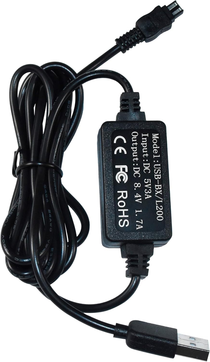 YONSHED 03 i S4 U  
1R221 24AWG  
Spects 8OPC  
CE  
FC  
RoHS  
Model: USB  
Input: DC 5V3A  
Output: DC 8.4V 1.7A