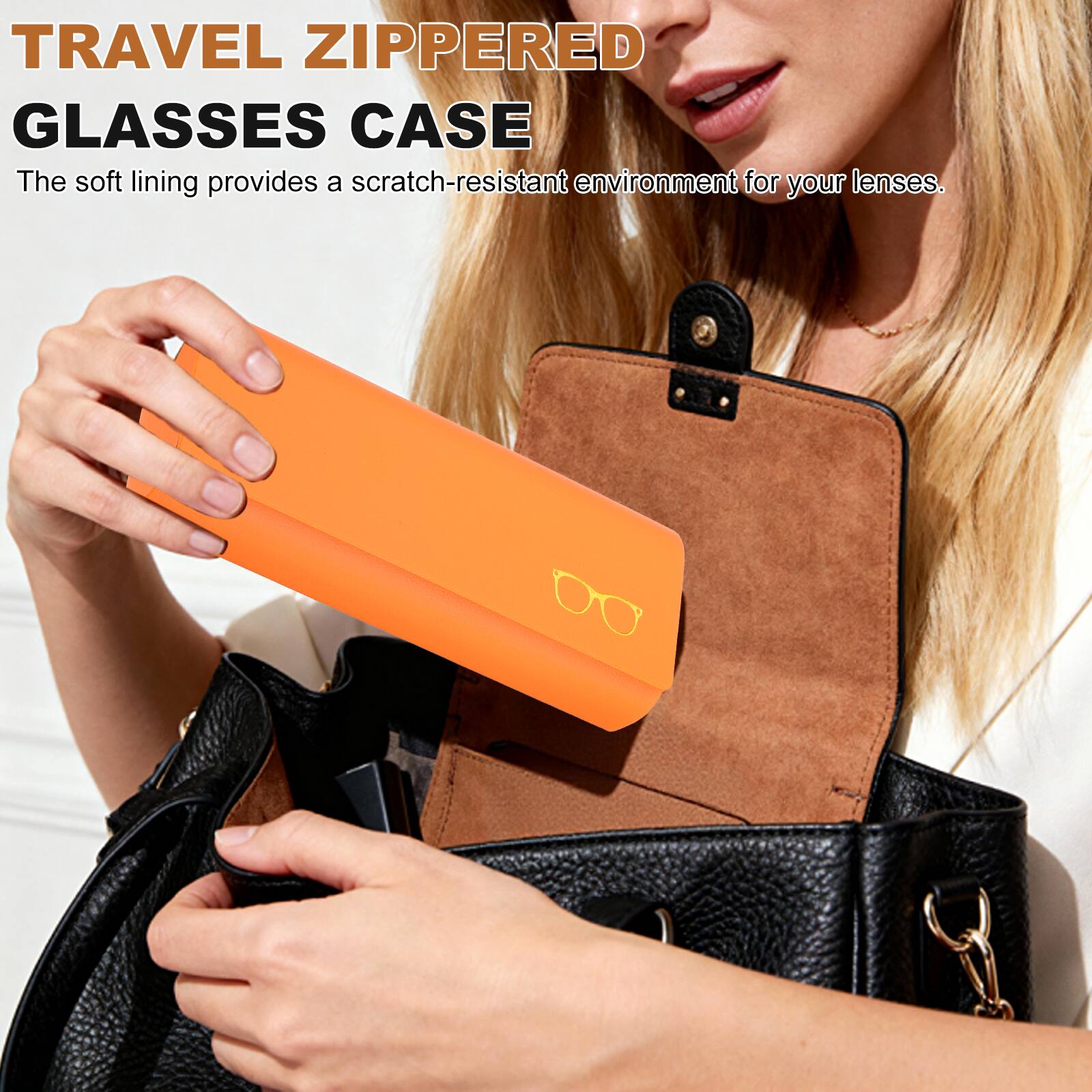 TRAVEL ZIPPERED GLASSES CASE

The soft lining provides a scratch-resistant environment for your lenses.