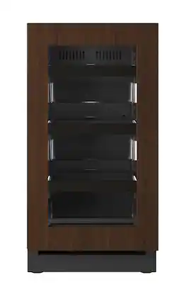 U-Line - 18"W. Built-In Compact Refrigerator - Panel Ready Frame/Glass - Integrated Frame