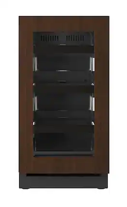 Front. U-Line - U-Line 18"W. 3.5 Cu.Ft. Built-In Compact Refrigerator - Panel Ready Frame/Glass - Integrated Frame.