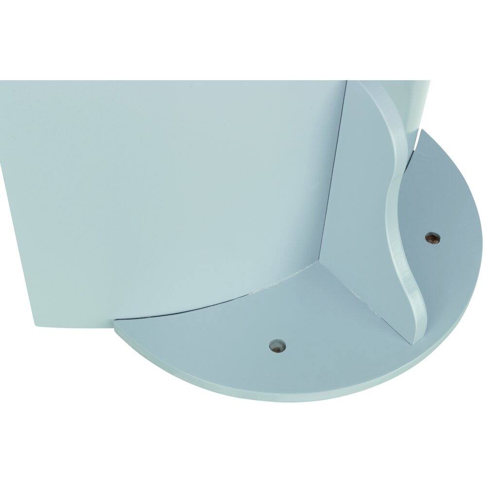 Alt View 1. TRIXIE - Lorena Space Saving Wall Mounted Cat Perch with Soft Cushion - Gray.