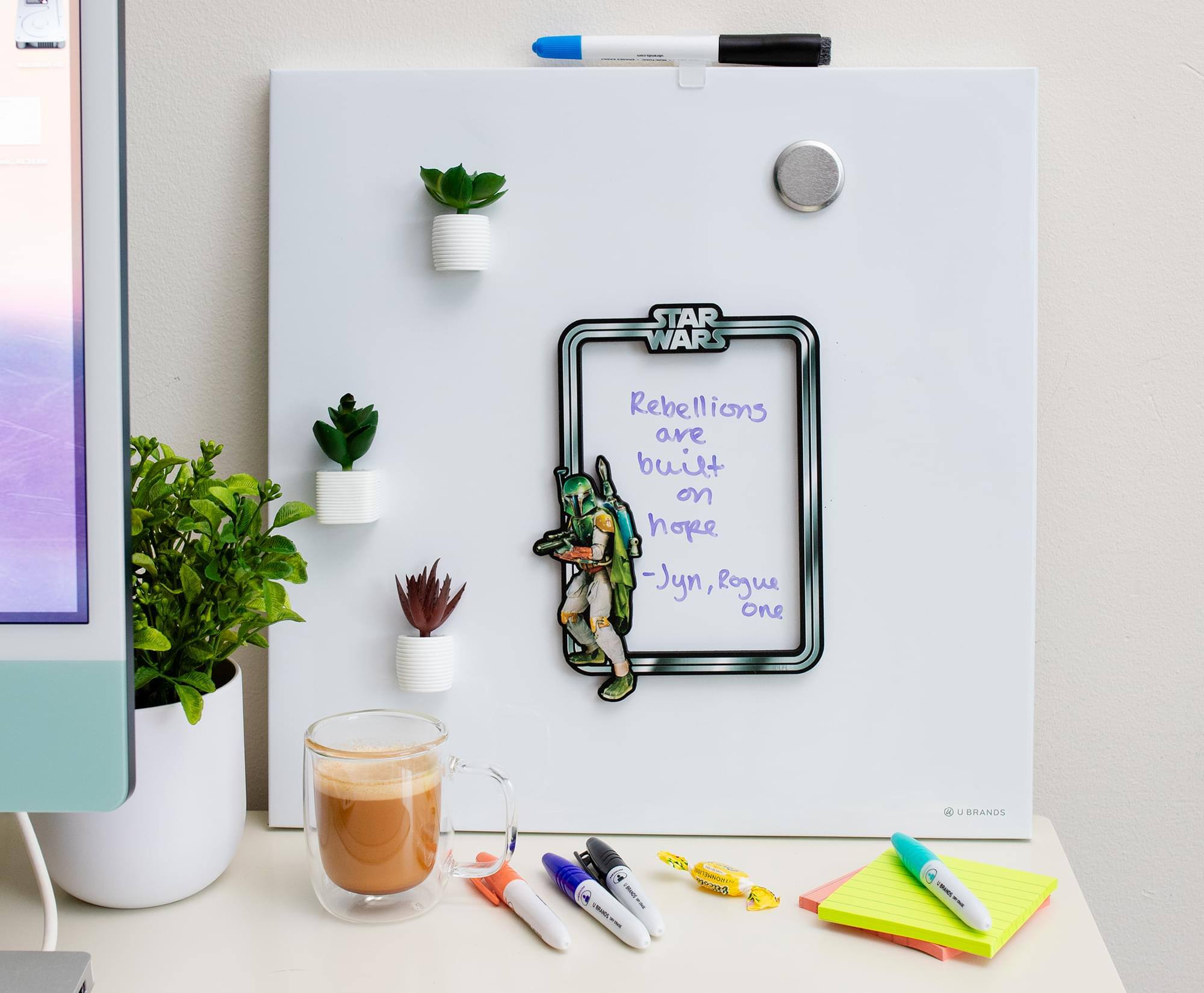 STAR WARS  
Rebellions are built on hope  
-Jyn, Rogue One  

L BRANDS