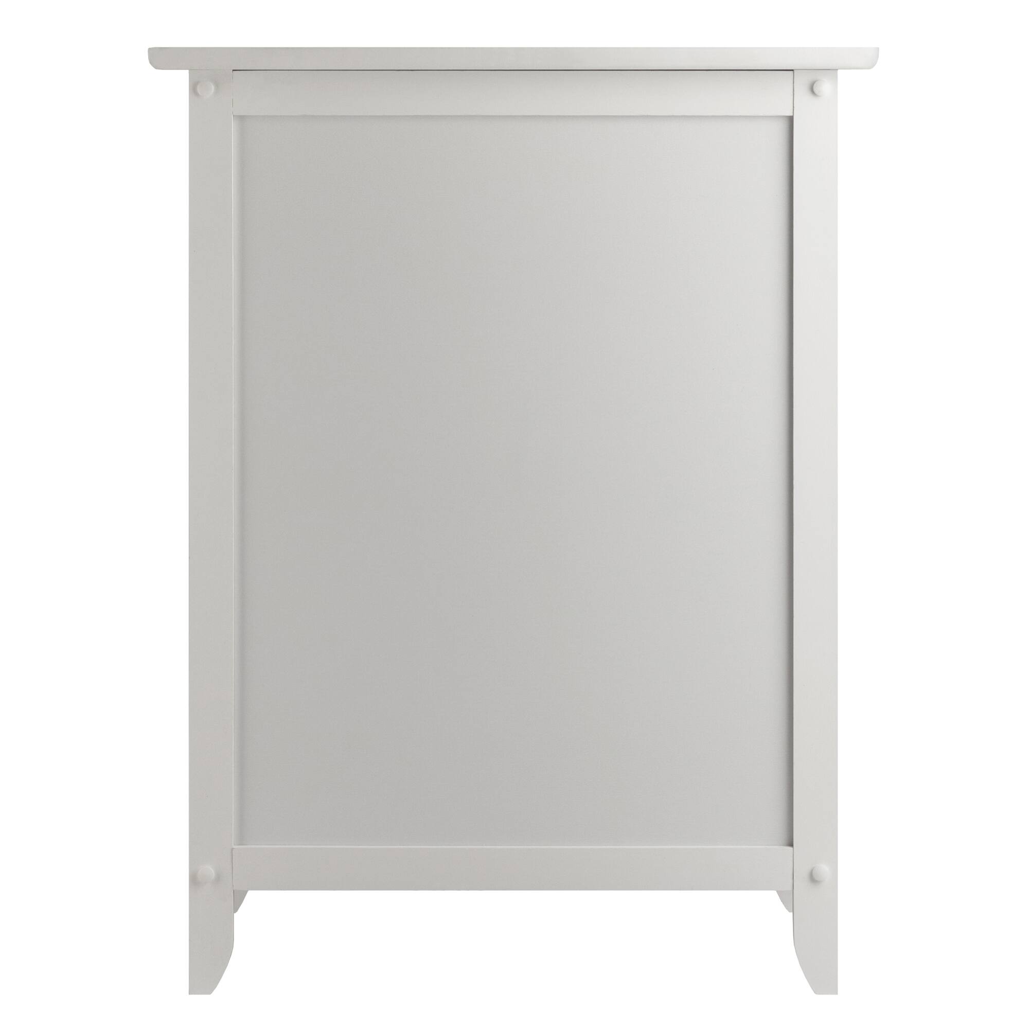Back. Winsome Wood - Eugene Accent Table, Nightstand - White.