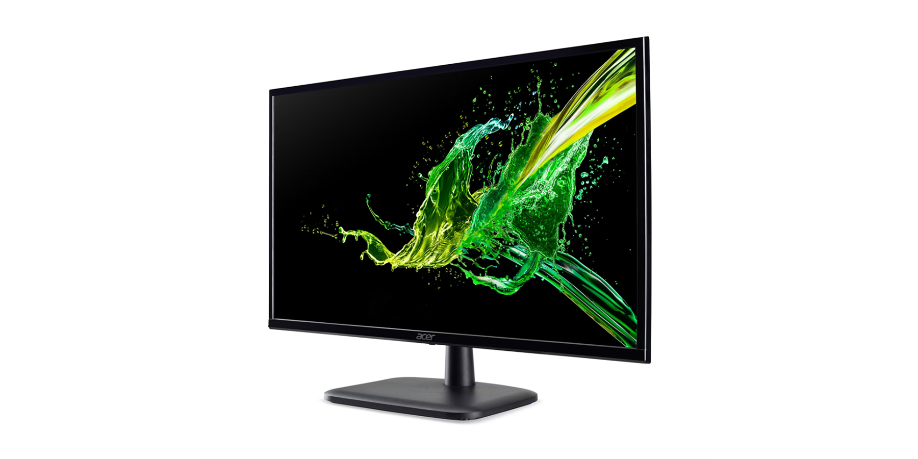 Angle. Acer - 21.5" Widescreen LED Monitor 1920x1080 100Hz 250Nit HDMI VGA - Black.