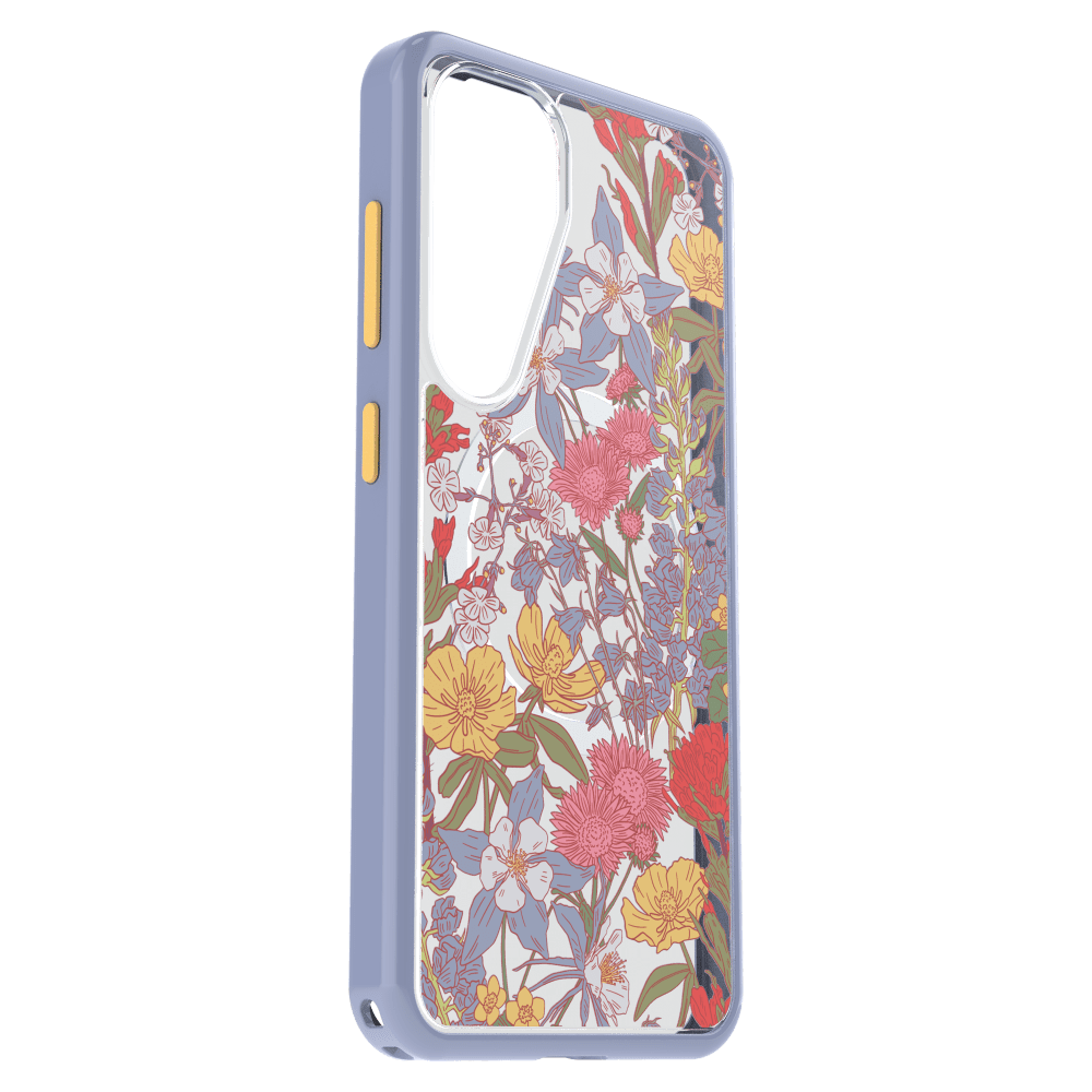 Alt View 2. OtterBox - Symmetry Clear Magnetic Case for Samsung Galaxy S25 - Purple Multicolor.