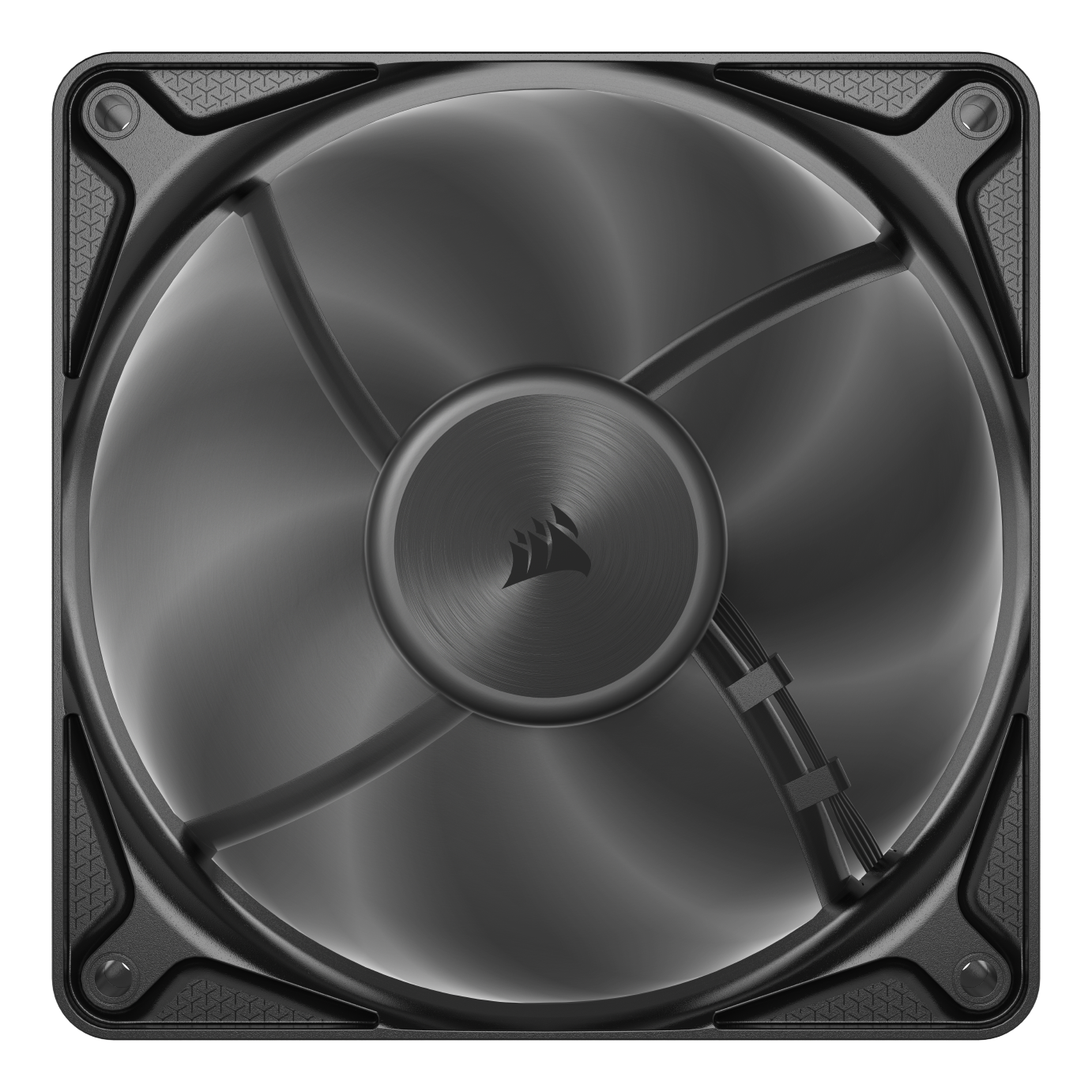 Left. CORSAIR - CORSAIR RS120 II 120mm PWM Fan - Black.