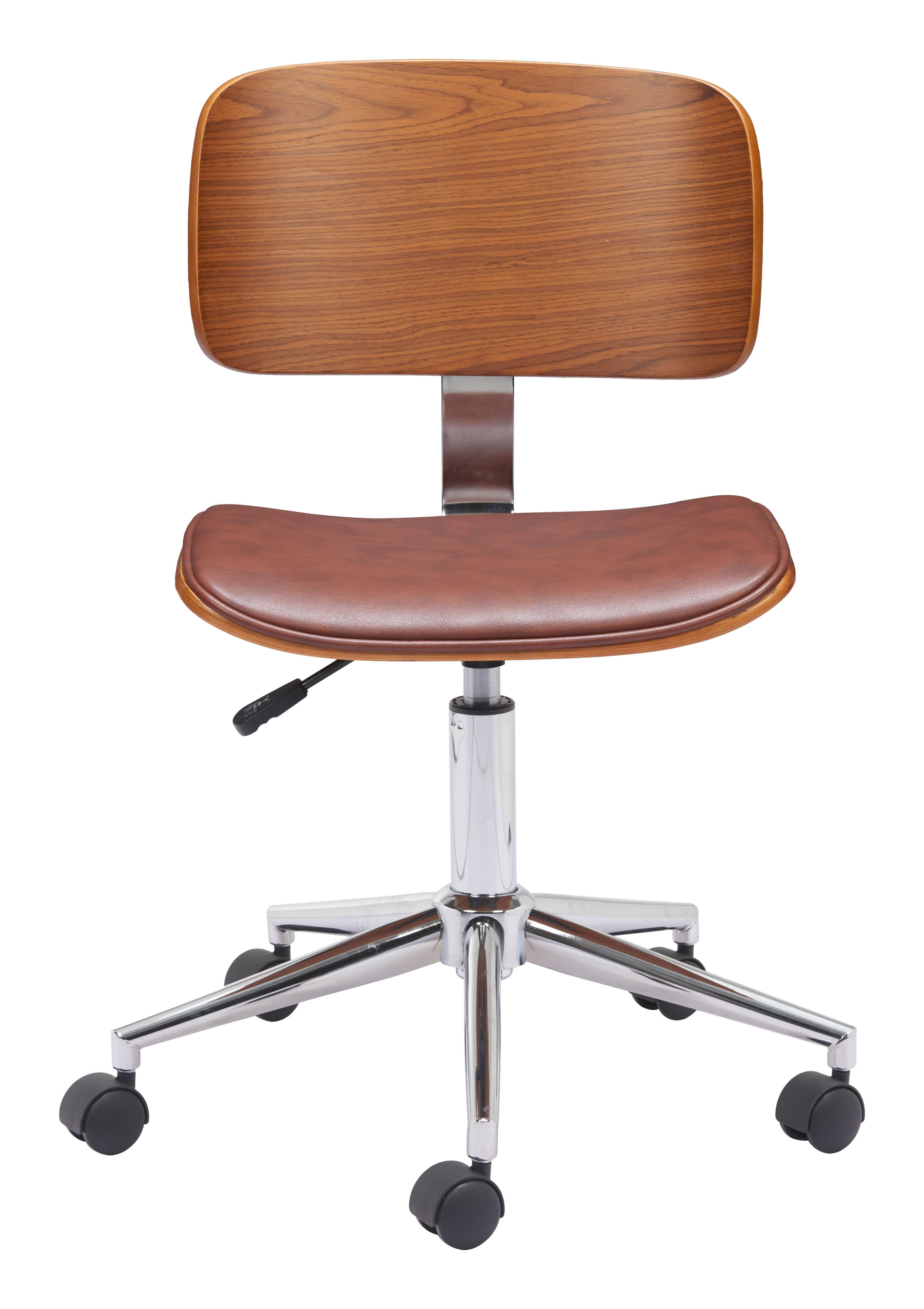 Alt View 1. Hivvago - Duravel Office Chair Brown - Brown.