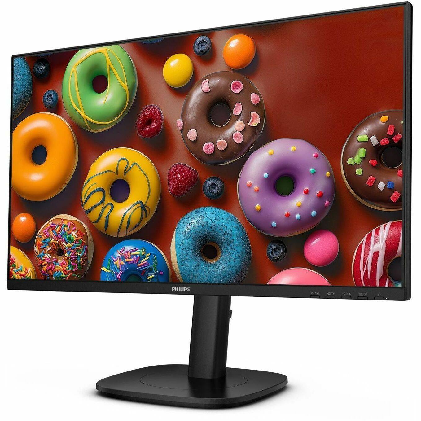 Alt View 8. Philips - PHILIPS 24B2U3301 - 23.8" Monitor, LED, FHD (1920x1080), HDMI, DP, USB-C(90W), Energy Star, EPEAT, 4 Year Advance - Black.
