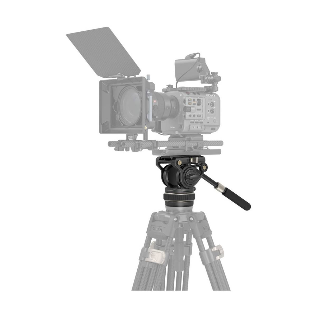 Alt View 2. Smallrig - SmallRig DH10 Heavy-Duty Video Head with 75mm Flat Base.