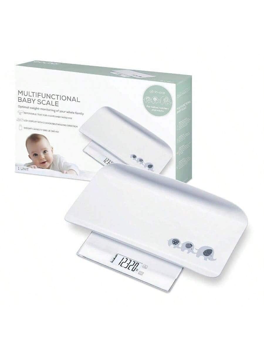 The Best Inks - BY82 Multifunctional Scale, Pets, Adults to 396lbs, Measures in 4 Units with Backlit Digital Display Hold - Multifunctional Baby Scale